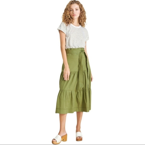 NWT Veronica Beard Trail Mixed-Media Dress